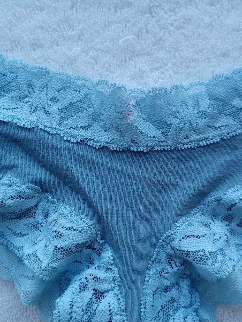PINK Victoria's Secret Light Blue Cheeky Panty, Size XS - Picture 4 of 11